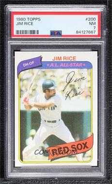 1980 Topps - [Base] #200 - Jim Rice [PSA 7 NM]