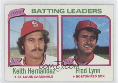 1980 Topps - [Base] #201 - League Leaders - Fred Lynn, Keith Hernandez (Batting)