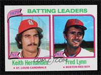 League Leaders - Fred Lynn, Keith Hernandez (Batting)