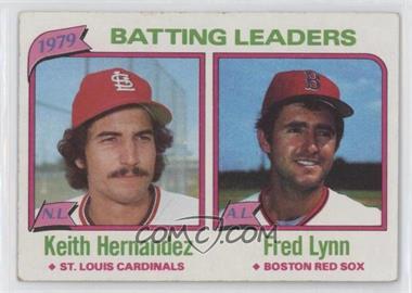 1980 Topps - [Base] #201 - League Leaders - Fred Lynn, Keith Hernandez (Batting)