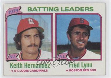 1980 Topps - [Base] #201 - League Leaders - Fred Lynn, Keith Hernandez (Batting)
