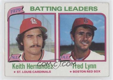 1980 Topps - [Base] #201 - League Leaders - Fred Lynn, Keith Hernandez (Batting)