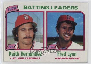 1980 Topps - [Base] #201 - League Leaders - Fred Lynn, Keith Hernandez (Batting)
