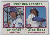 League Leaders - Dave Kingman, Gorman Thomas (Home Runs)
