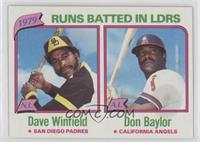 League Leaders - Dave Winfield, Don Baylor (Runs Batted In) [Good to …