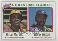 League Leaders - Omar Moreno, Willie Wilson (Stolen Bases)