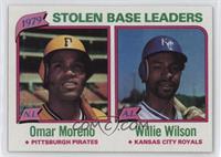 League Leaders - Omar Moreno, Willie Wilson (Stolen Bases)