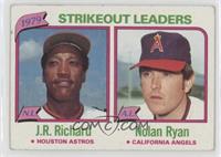 League Leaders - J.R. Richard, Nolan Ryan (Strikeouts) [Poor to Fair]