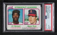 League Leaders - J.R. Richard, Nolan Ryan (Strikeouts) [PSA 6 EX̴…