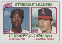 League Leaders - J.R. Richard, Nolan Ryan (Strikeouts) [Good to VG…