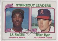 League Leaders - J.R. Richard, Nolan Ryan (Strikeouts)