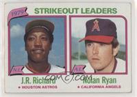League Leaders - J.R. Richard, Nolan Ryan (Strikeouts)