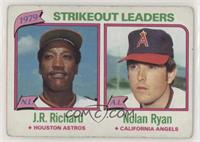 League Leaders - J.R. Richard, Nolan Ryan (Strikeouts) [Good to VG…