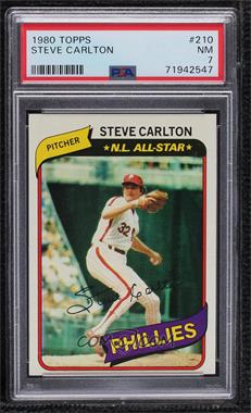 1980 Topps - [Base] #210 - Steve Carlton [PSA 7 NM]