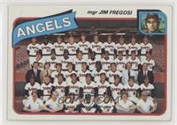 Team Checklist - Los Angeles Angels Team, Jim Fregosi