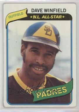 1980 Topps - [Base] #230 - Dave Winfield