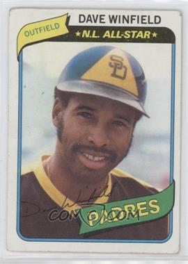 1980 Topps - [Base] #230 - Dave Winfield