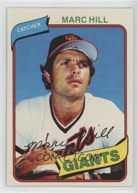 1980 Topps - [Base] #236 - Marc Hill