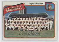 Team Checklist - St. Louis Cardinals Team, Ken Boyer [Good to VG̴…