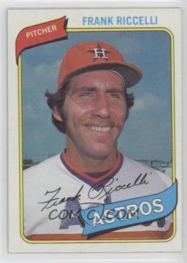 1980 Topps - [Base] #247 - Frank Riccelli