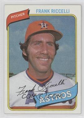 1980 Topps - [Base] #247 - Frank Riccelli