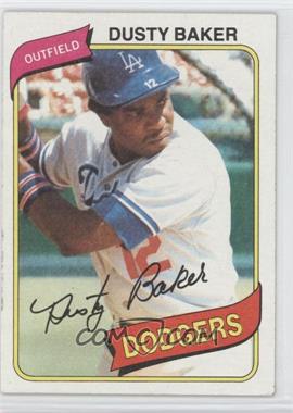 1980 Topps - [Base] #255 - Dusty Baker