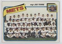 Team Checklist - New York Mets Team, Joe Torre [Good to VG‑EX]