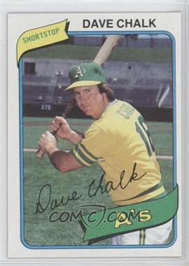 1980 Topps - [Base] #261 - Dave Chalk