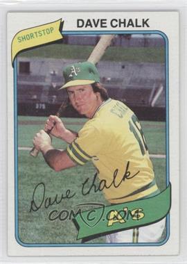 1980 Topps - [Base] #261 - Dave Chalk