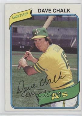 1980 Topps - [Base] #261 - Dave Chalk