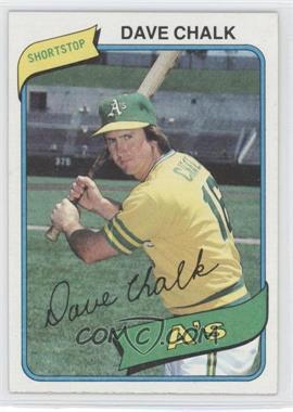 1980 Topps - [Base] #261 - Dave Chalk