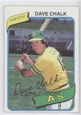 1980 Topps - [Base] #261 - Dave Chalk