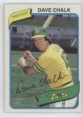 1980 Topps - [Base] #261 - Dave Chalk