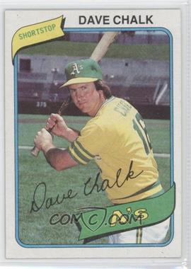 1980 Topps - [Base] #261 - Dave Chalk