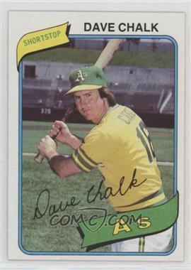 1980 Topps - [Base] #261 - Dave Chalk