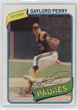 1980 Topps - [Base] #280 - Gaylord Perry