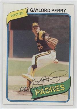 1980 Topps - [Base] #280 - Gaylord Perry