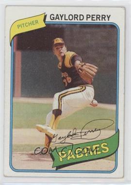 1980 Topps - [Base] #280 - Gaylord Perry