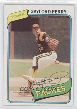 1980 Topps - [Base] #280 - Gaylord Perry