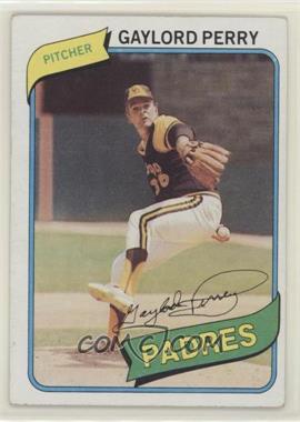 1980 Topps - [Base] #280 - Gaylord Perry