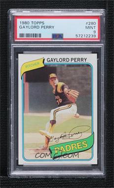 1980 Topps - [Base] #280 - Gaylord Perry [PSA 9 MINT]