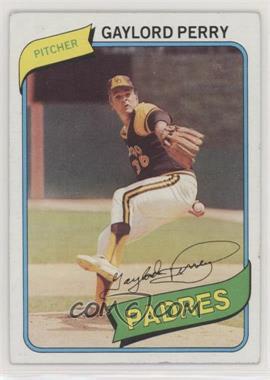 1980 Topps - [Base] #280 - Gaylord Perry