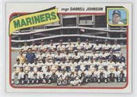 Team Checklist - Seattle Mariners, Darrell Johnson