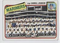 Team Checklist - Seattle Mariners, Darrell Johnson