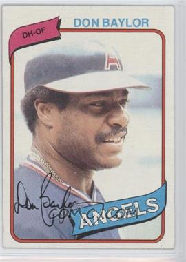 1980 Topps - [Base] #285 - Don Baylor