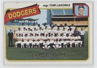 Team Checklist - Tommy Lasorda, Los Angeles Dodgers Team