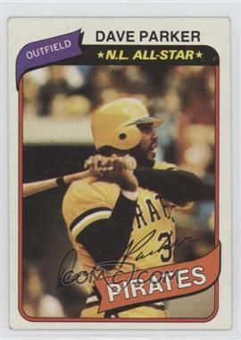 1980 Topps - [Base] #310 - Dave Parker