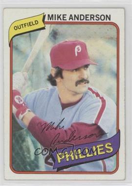 1980 Topps - [Base] #317 - Mike Anderson