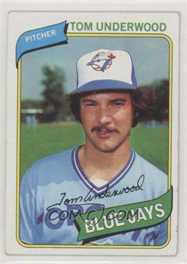 1980 Topps - [Base] #324 - Tom Underwood