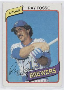 1980 Topps - [Base] #327 - Ray Fosse